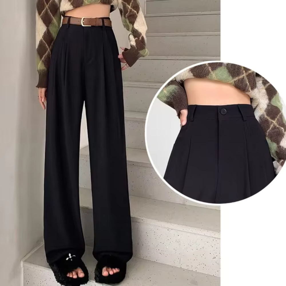 Clare - Comodi pantaloni a vita alta