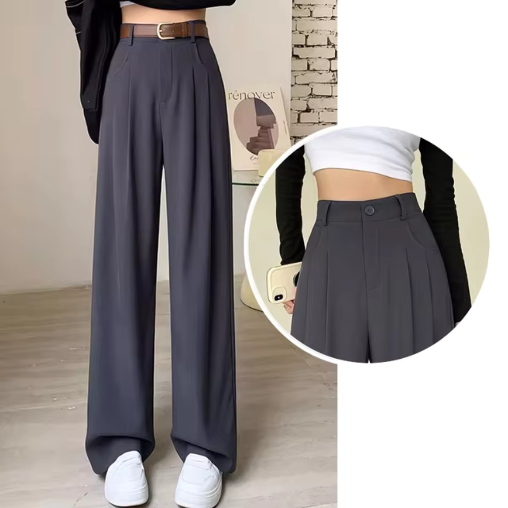 Clare - Comodi pantaloni a vita alta
