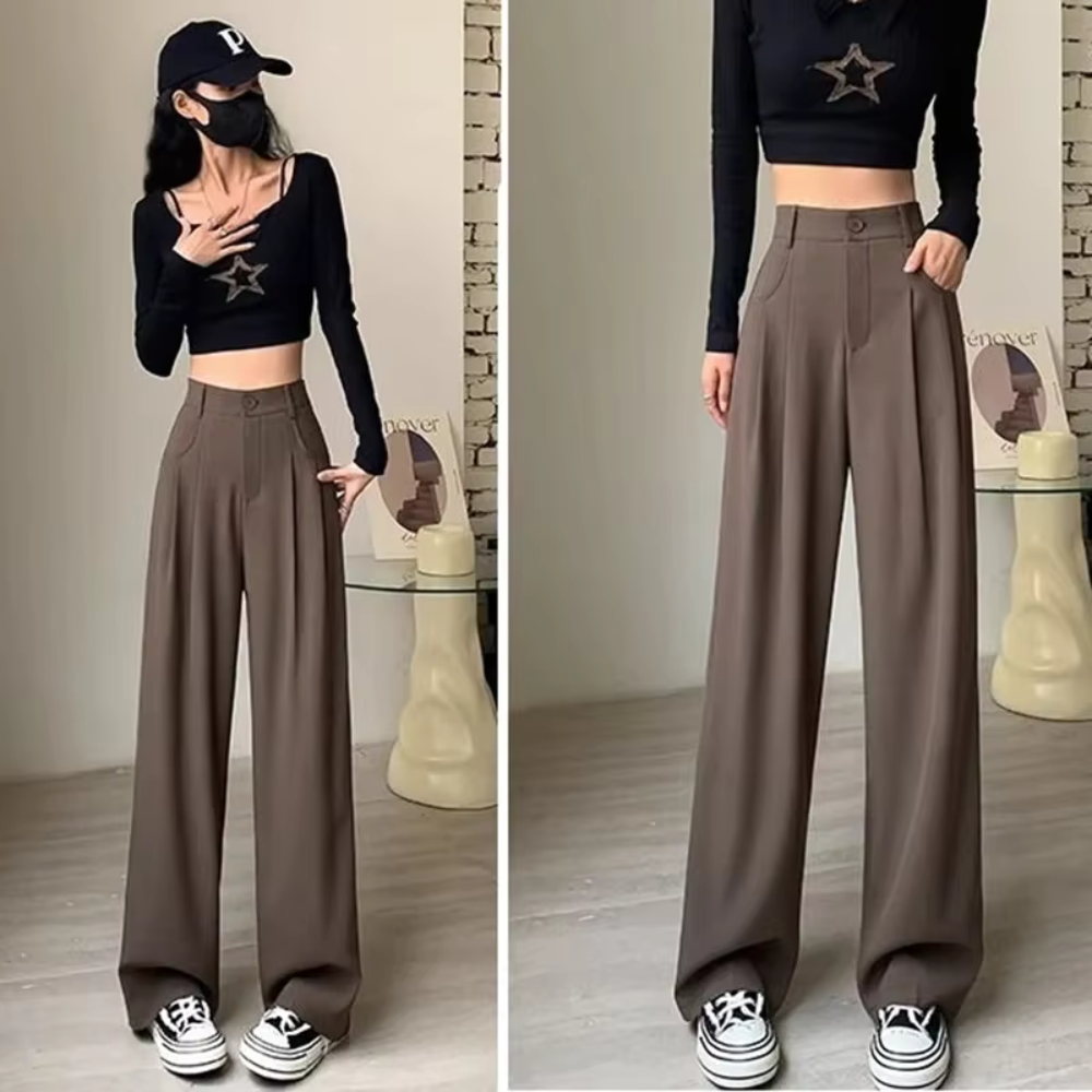 Clare - Comodi pantaloni a vita alta