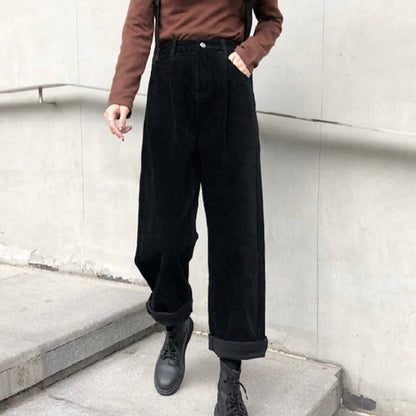 Pantaloni a coste da donna